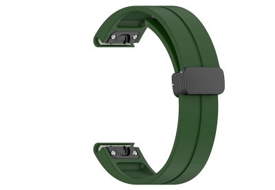 Garmin Fenix 5S Band - waldgrün - magnetische Faltschließe