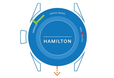 Alle arten Hamilton Uhrenarmbänder lieferbar
