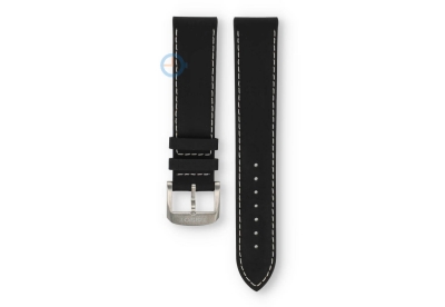 Tissot Official 19mm Uhrenarmband - schwarz Leder