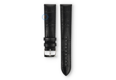 Tissot Official 20mm Uhrenarmband - schwarz Leder