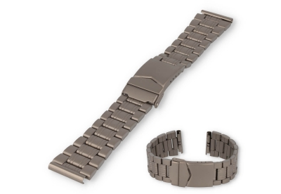 20mm Titan Uhrenarmband mit gravierten Linien