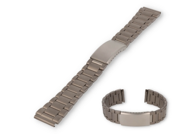 18mm Titan Uhrenarmband mit Faltschließe