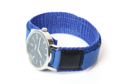 Uhrenarmband 16mm Blau Nylon