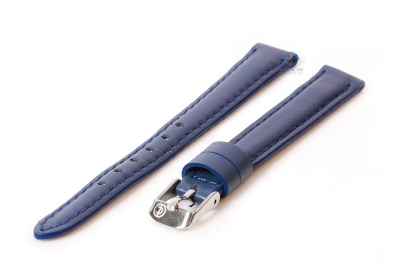 Uhrenarmband 12mm Blau Kalbsleder