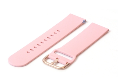 Uhrenarmband 22mm pink Silikon