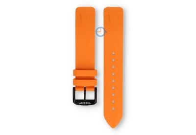 Tissot Uhrenarmband T0814201705702 orange Silikon