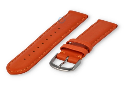 16mm Lederband ohne Naht - Orange