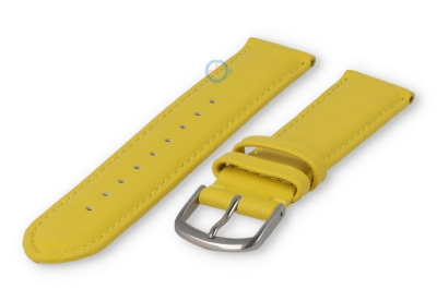 16mm Lederband ohne Naht - Gelb
