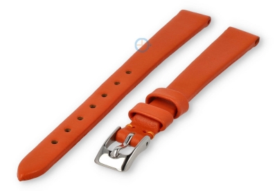 Nahtloses und glattes Uhrenarmband 10mm - Orange